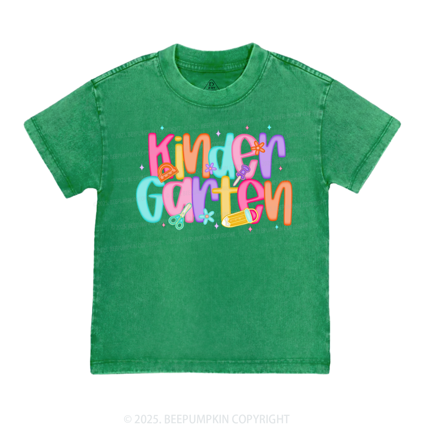 Personalized Bright Beginnings Toddler&Kids Washed Tees