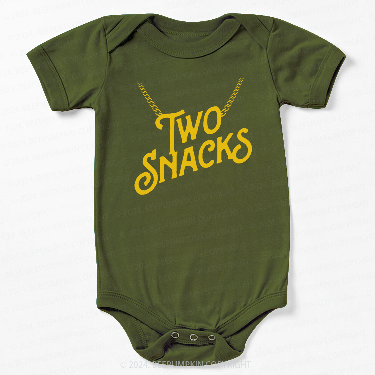 Two Snacks Bodysuit For Baby