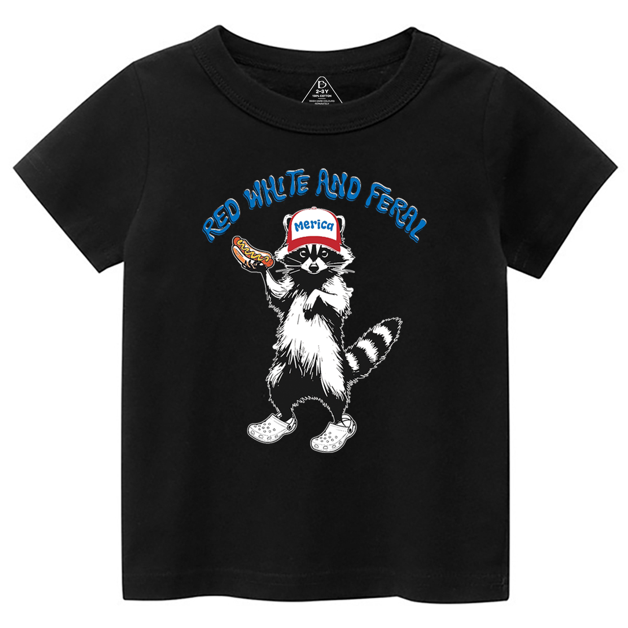 Red White And Feral Toddler&Kid's Tees Beepumpkin 