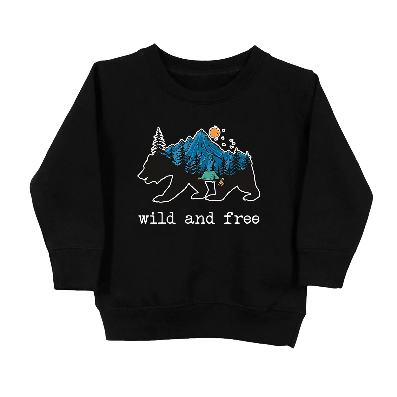 Wild And Free Kids Sweatshirt