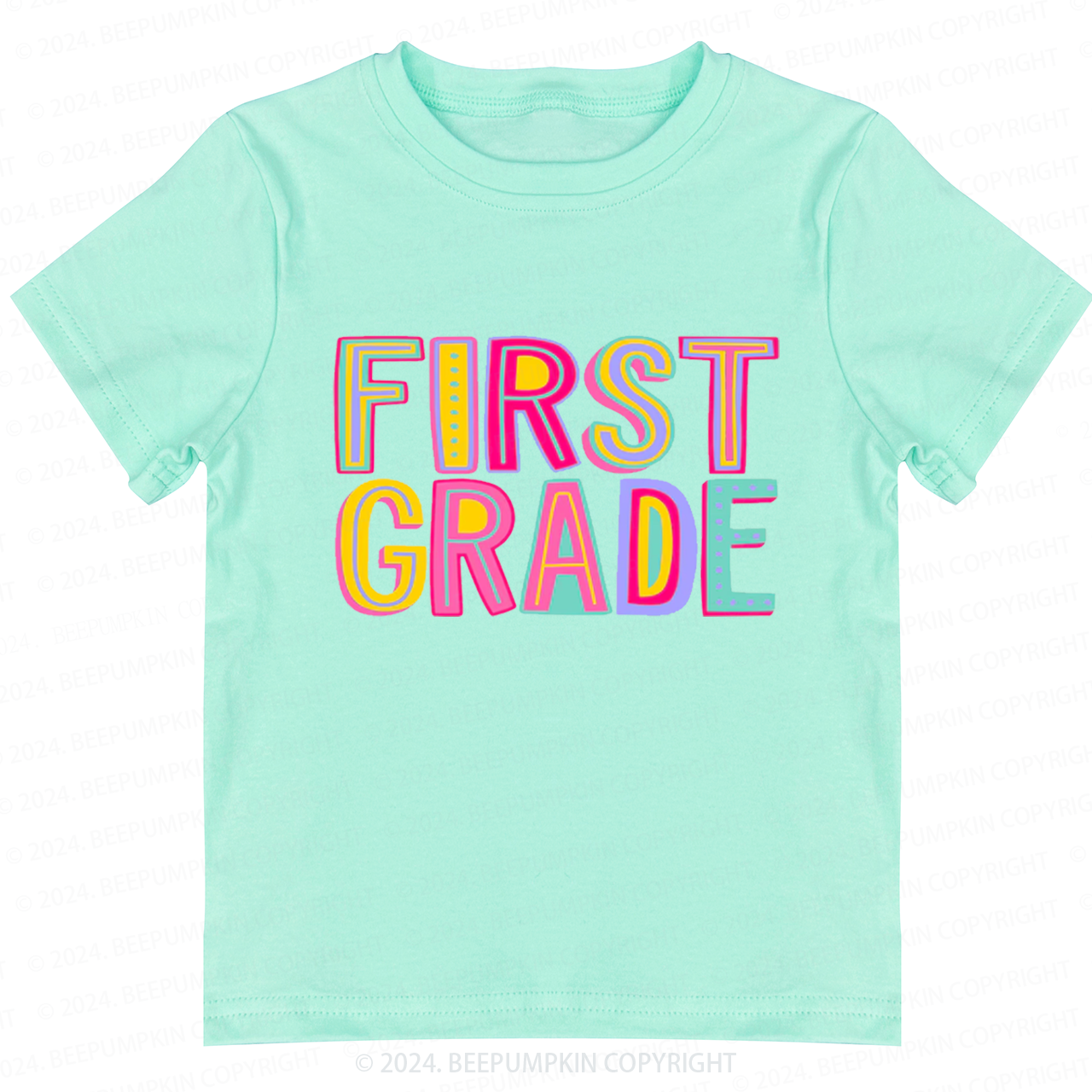 Personalized Hello Grade Rainbow Back To School Toddler&Kids Tees 