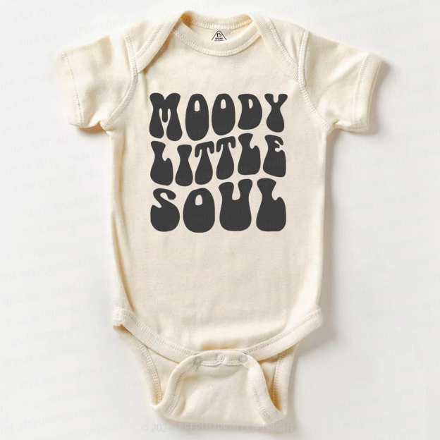 Moody Little Soul Halloween Baby Bodysuits