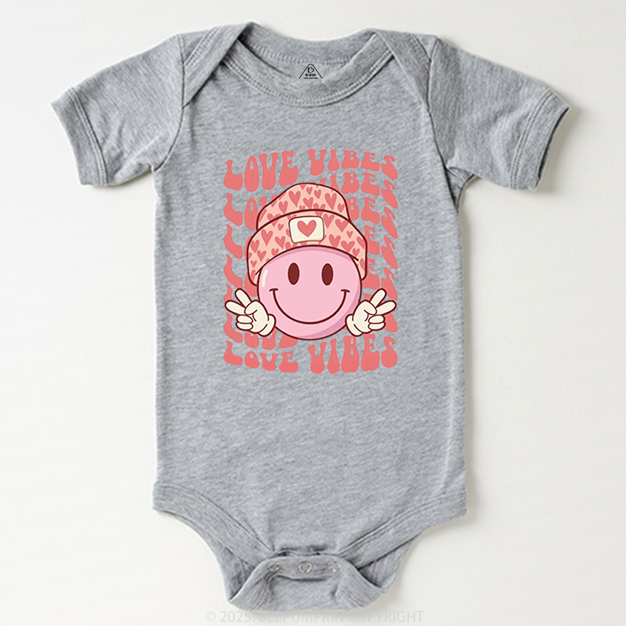 Love Vibes Valentine Bodysuit Beepumpkin