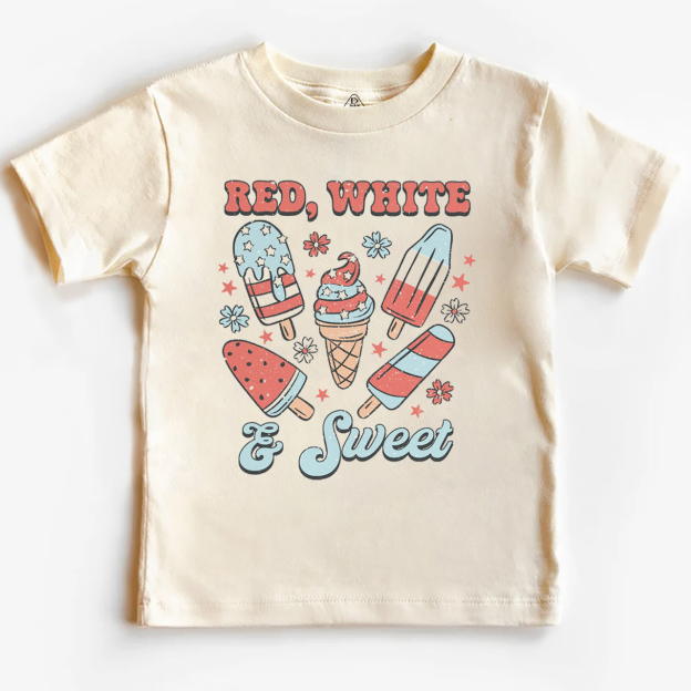 Red White And Sweet Toddler&Kid's Tees Beepumpkin 