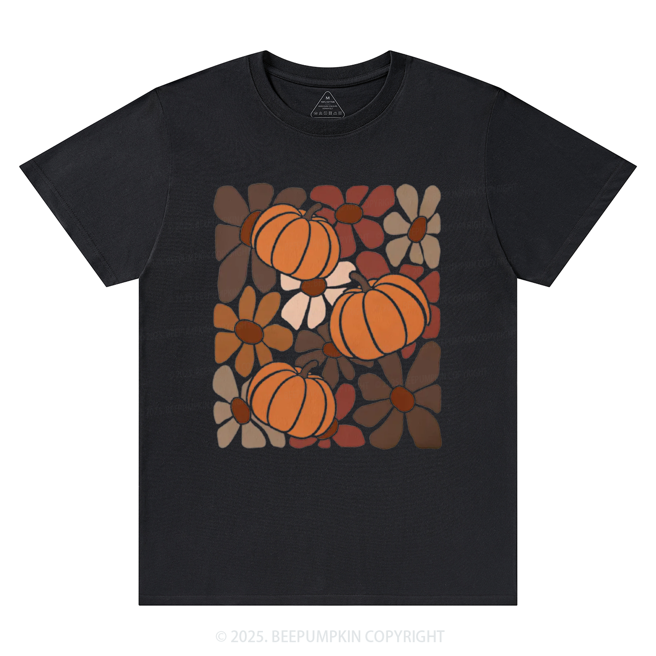 Boho Floral Fall T-Shirts Beepumpkin 