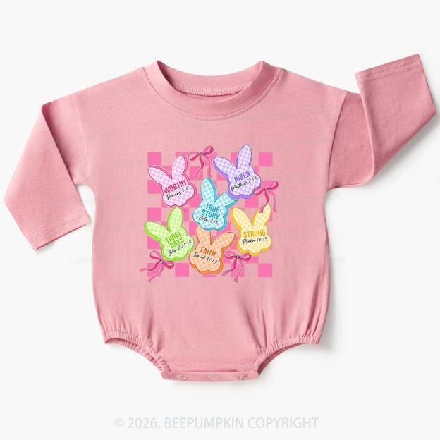 Christian Bunny A Lot Can Happen In Three Days Baby Bubble Romper
