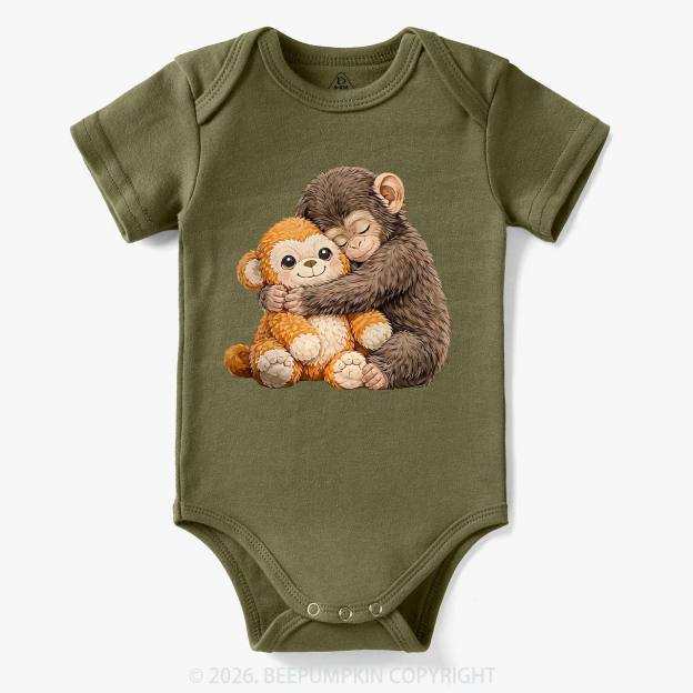 Dear Punch Monkey Lovely Baby Bodysuit