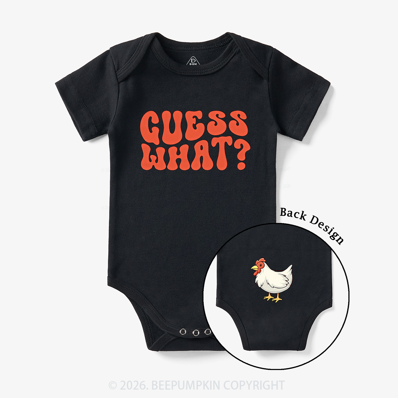 Guess What? Baby Bodysuit Beepumpkin
