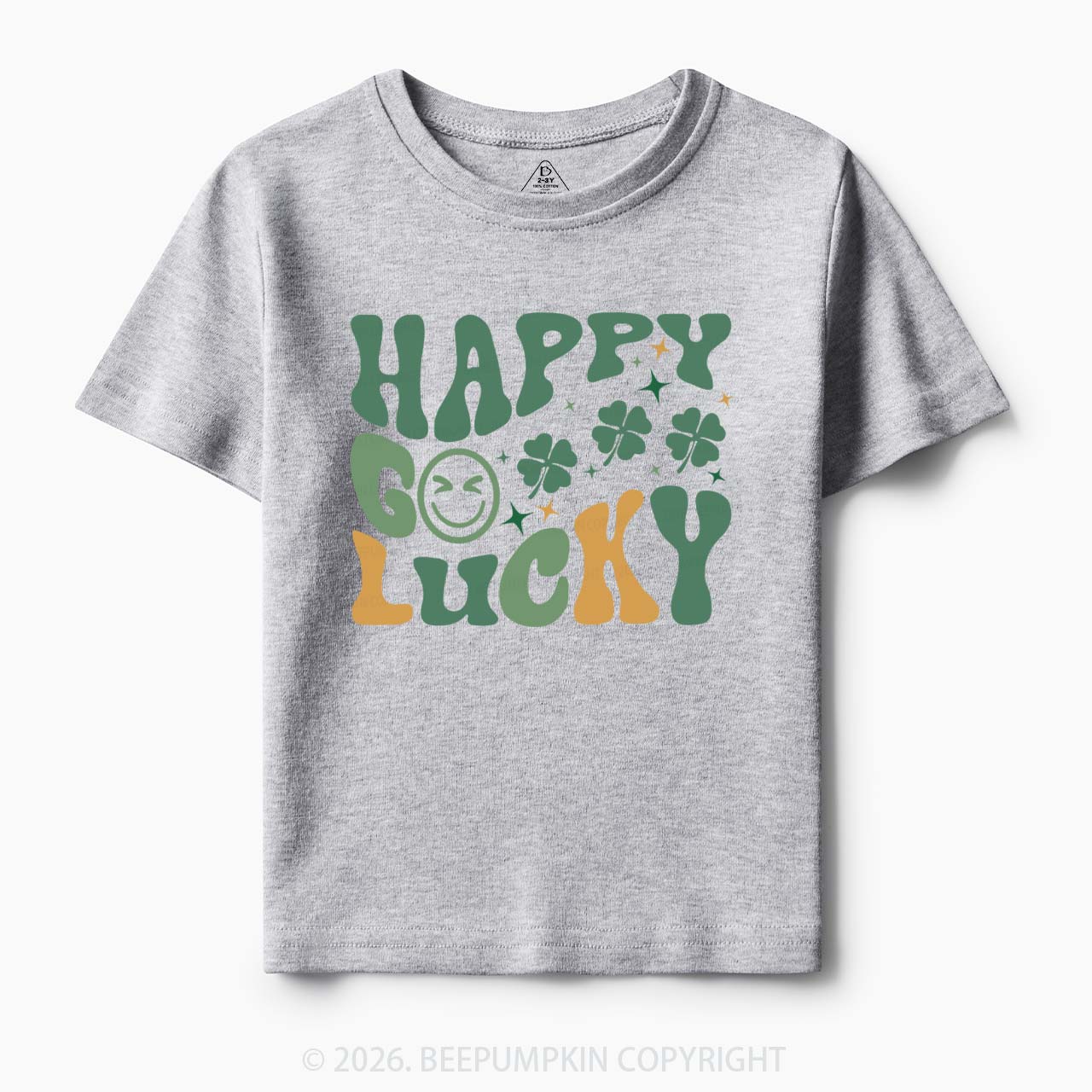 Happy Go Lucky Retro Toddler Shirt