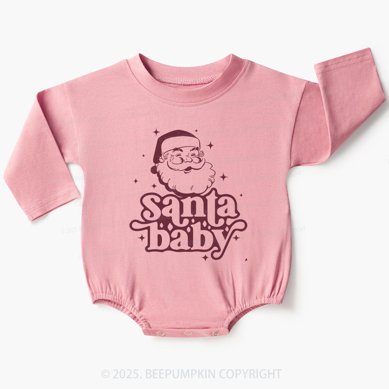 Santa Baby Bubble Romper Beepumpkin