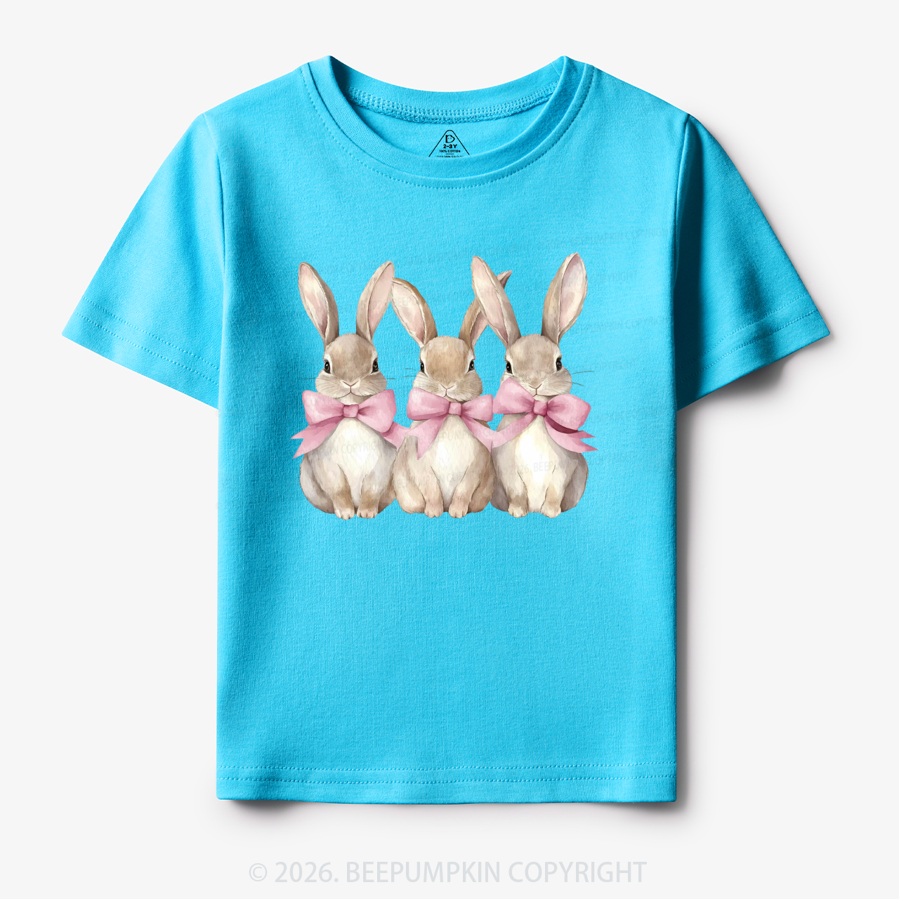 Triple Bunny Hug Easter Toddler&Kid's Tees