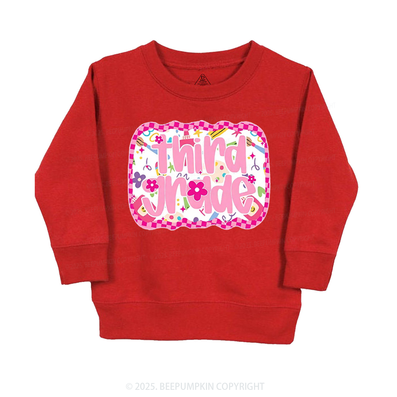 Personalized Pink School Magic Kid's Sweatshirt