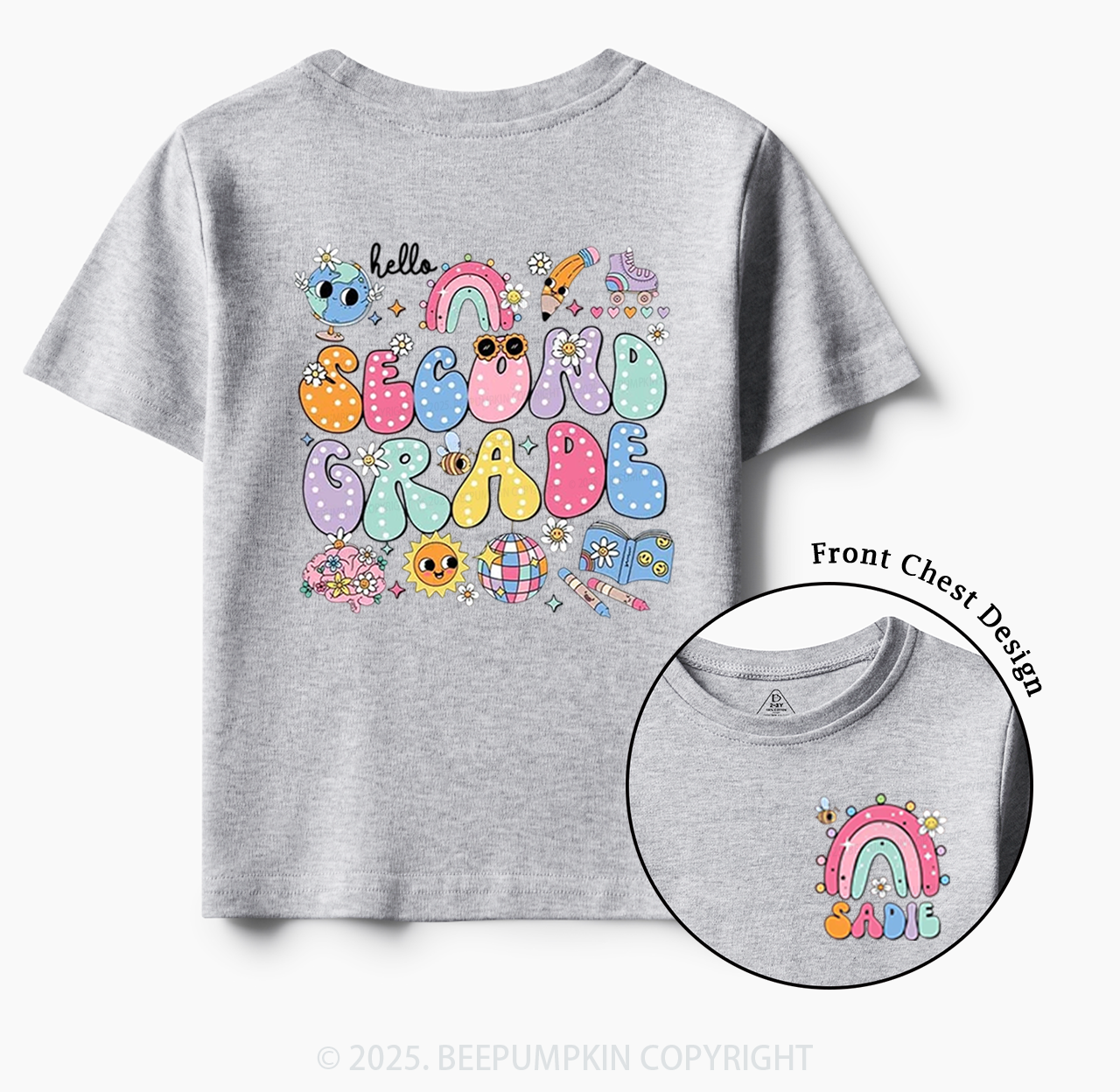 Personalized My World Toddler&Kid's Tees Beepumpkin