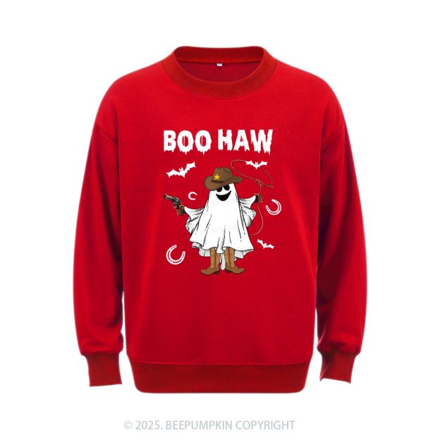 Boo Haw Halloween Sweatshirt Beepumpkin
