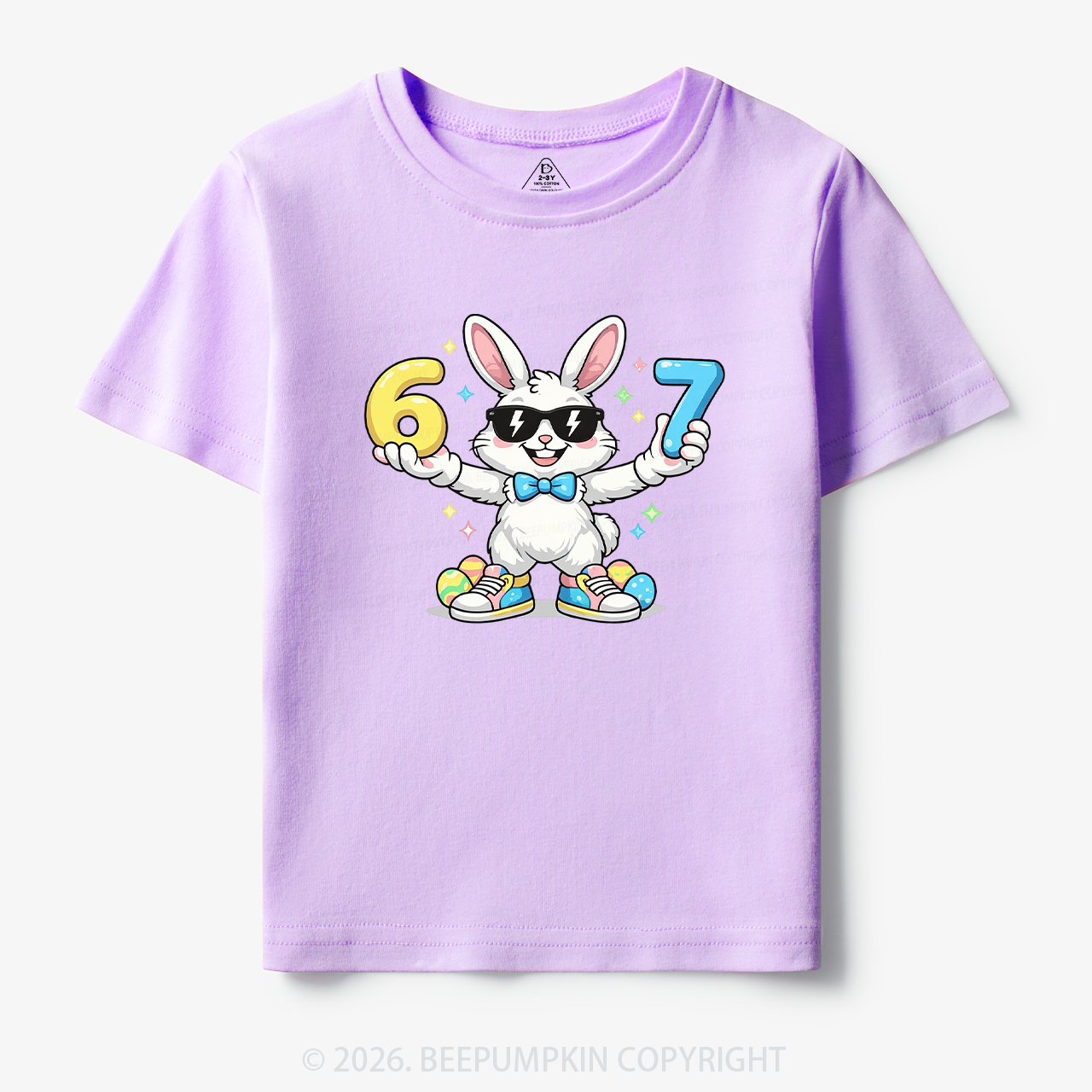 Hip‑Hop 67 Bunny Toddler&Kid's Tees