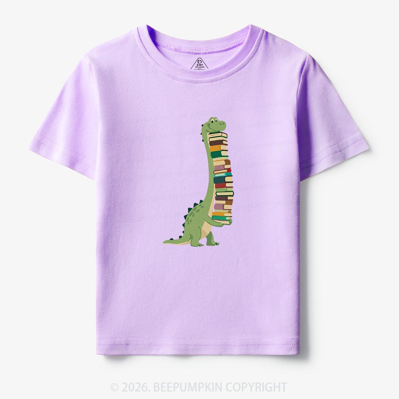 Cute Dinosaur Book Lover Toddler&Kid's Tees