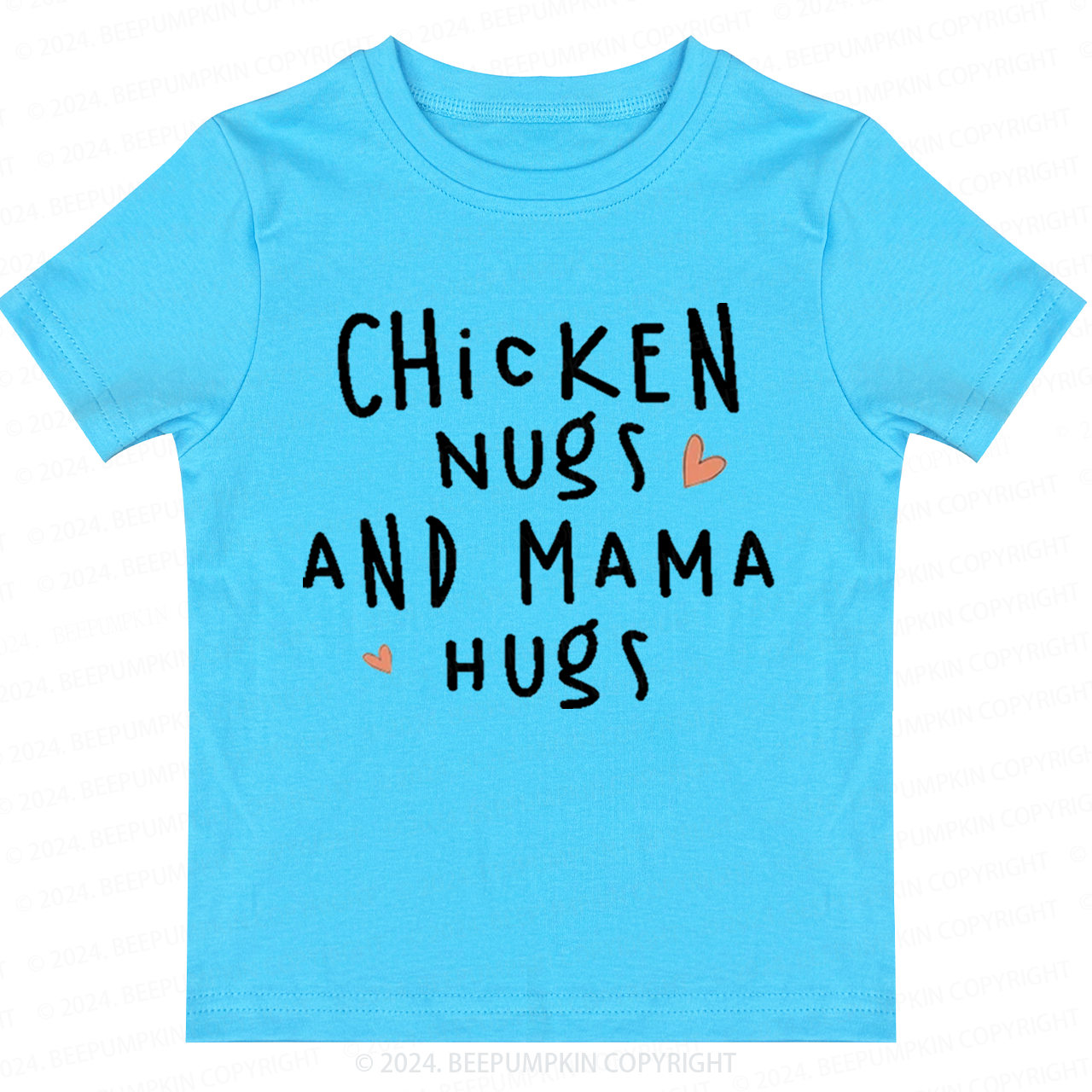 Chicken Nugs And Mama Hugs Toddler&Kids Tees