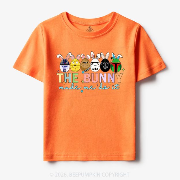 Cute Cartoon Characters Happy Easter Toddler&Kid's Tees Beepumpkin