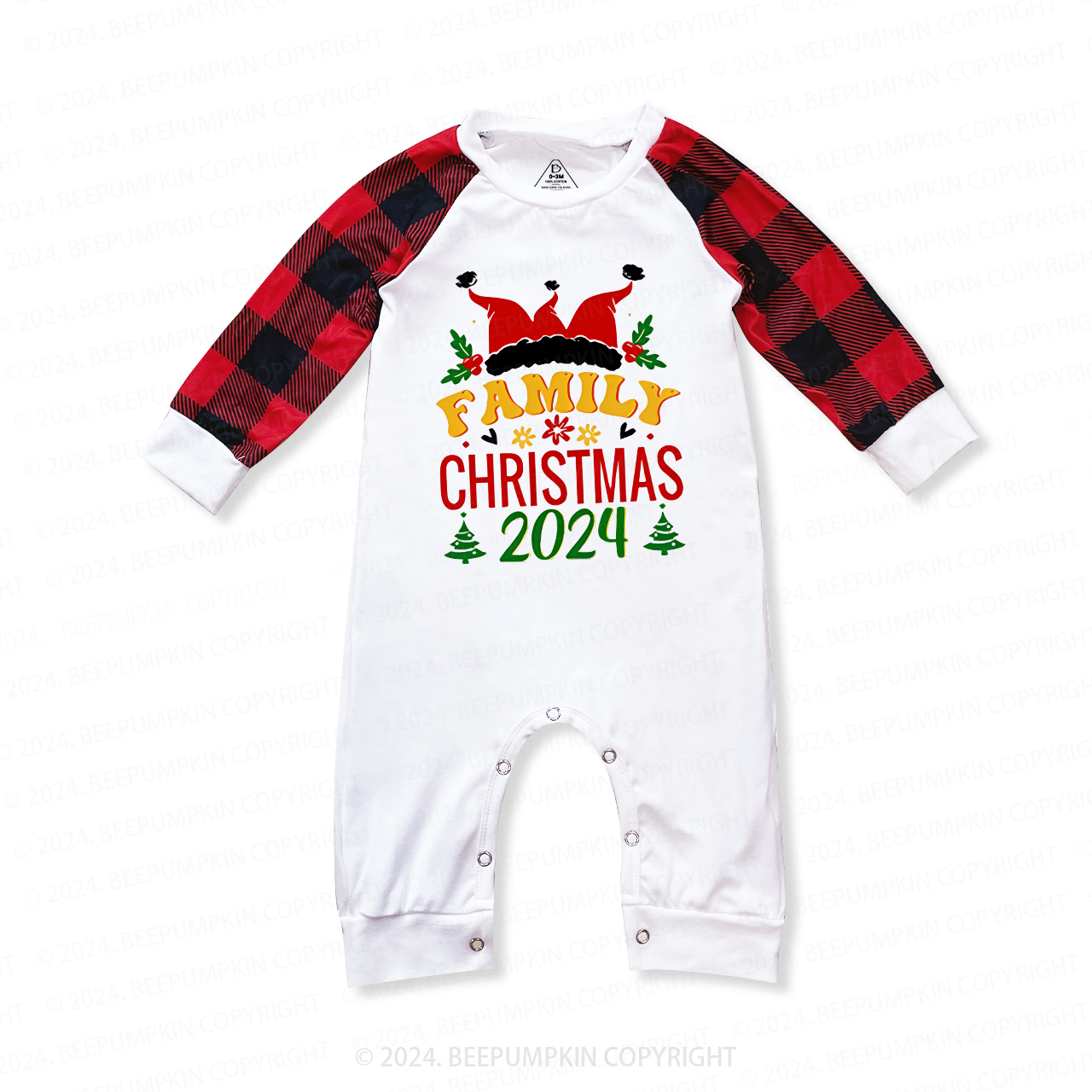 Funny Family Christmas Hat Matching Pajamas Beepumpkin