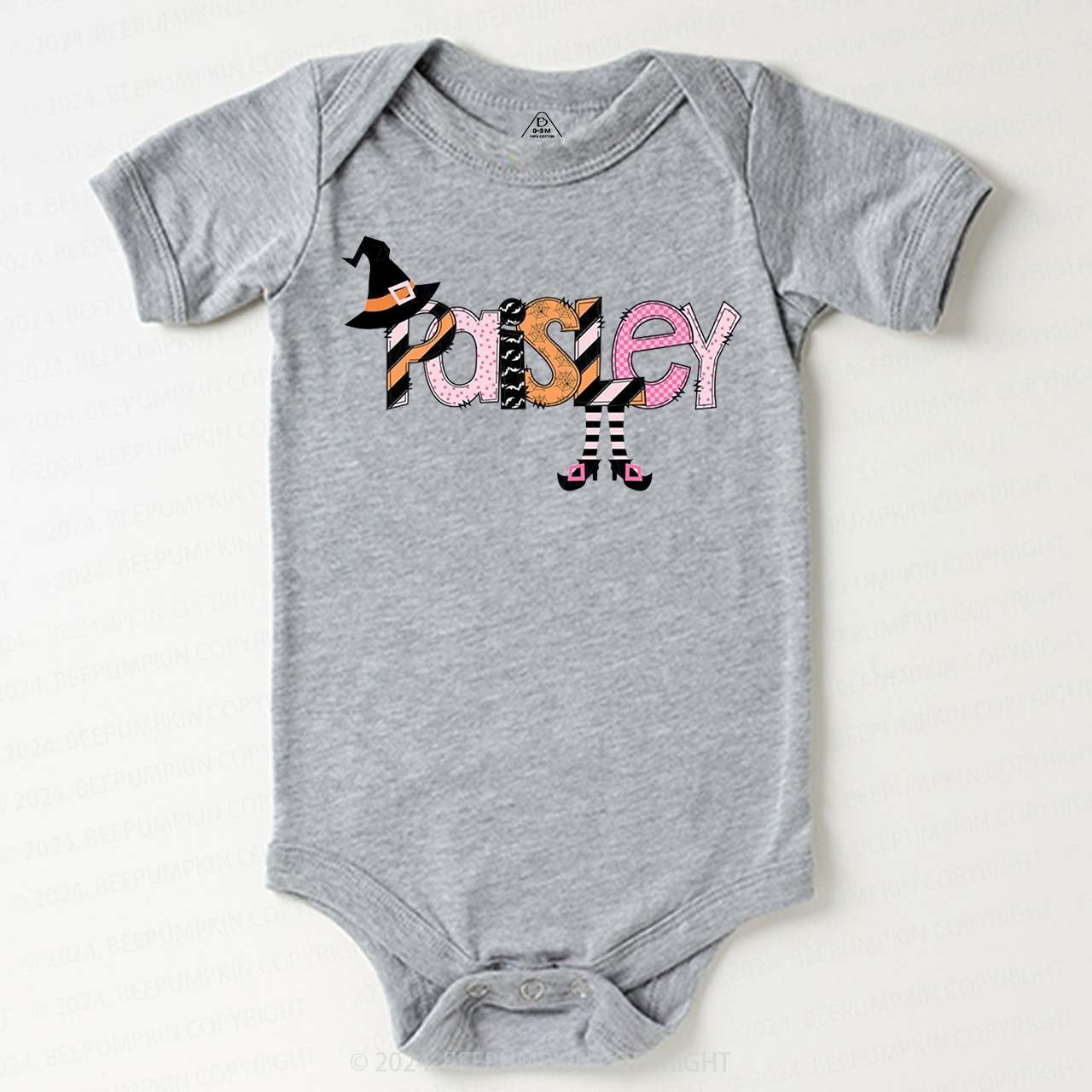 Personalized Halloween Cute Name  Baby Bodysuits 