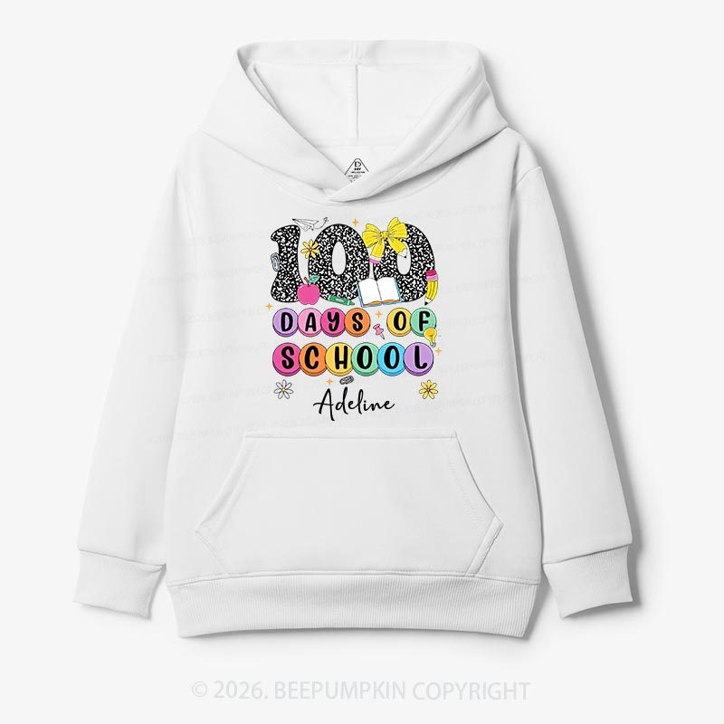 Personalized 100 Days Smarter and Sweeter Toddler&Kid's Hoodies