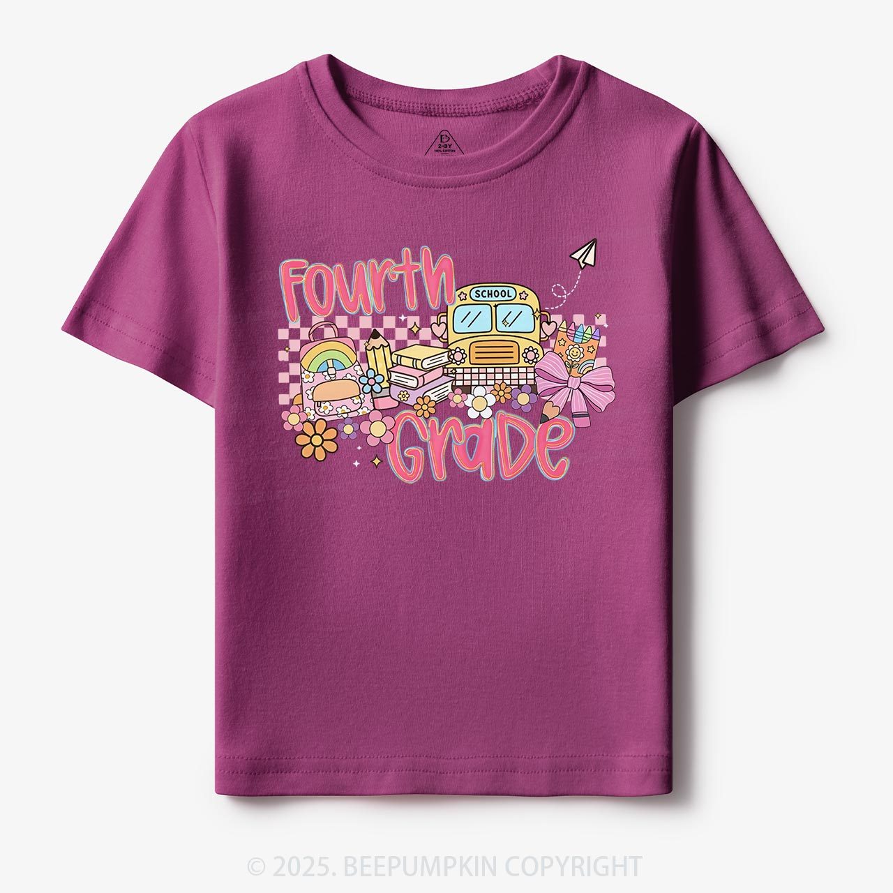 Personalized Happy School Journey Toddler&Kid's Tees Beepumpkin