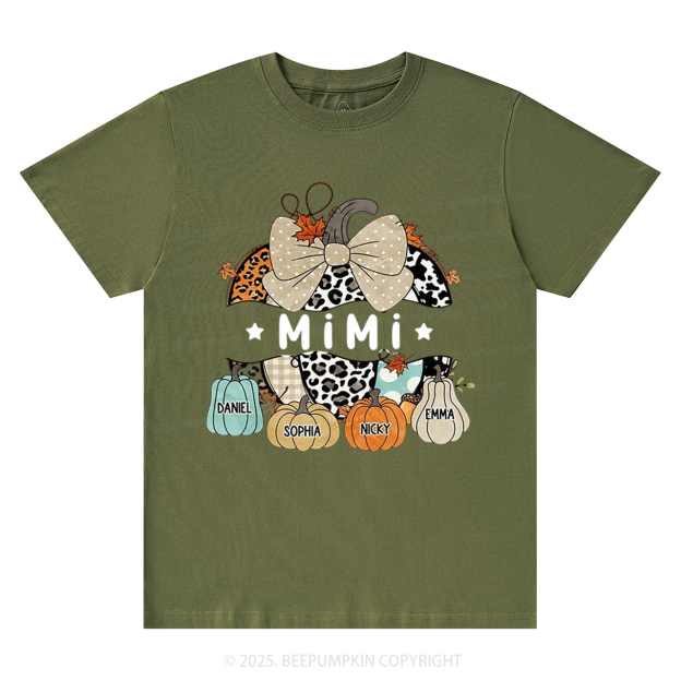 Personalized Fall Halloween Pumpkin T-Shirts Beepumpkin