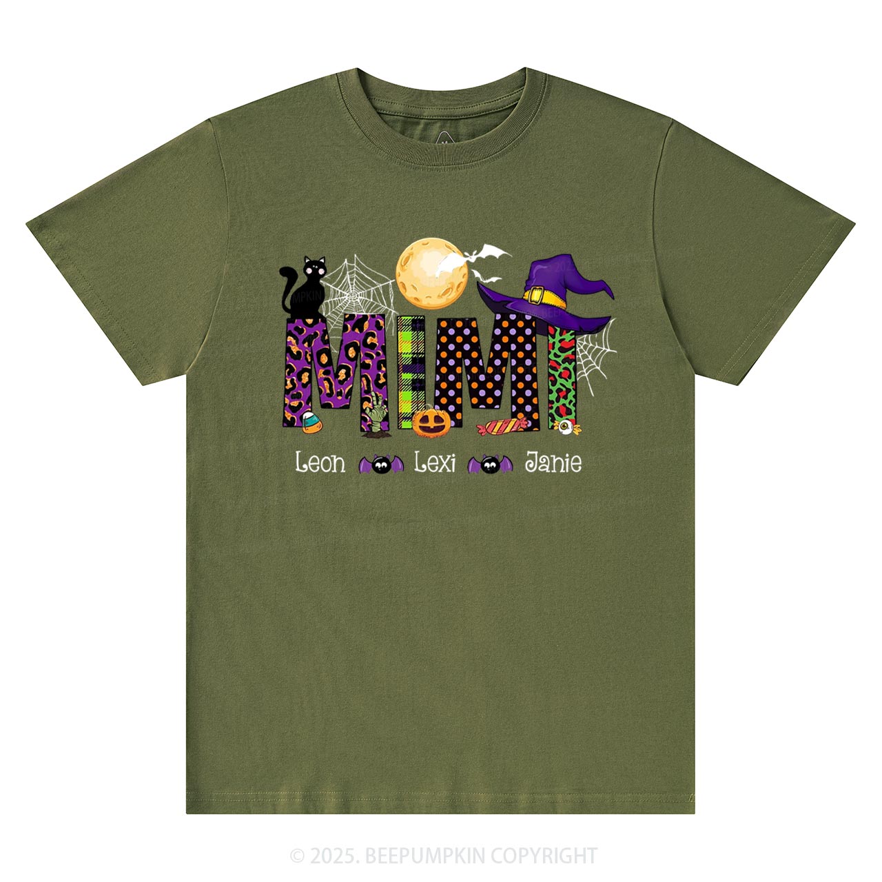 Personalized Mimi Halloween T-Shirts Beepumpkin
