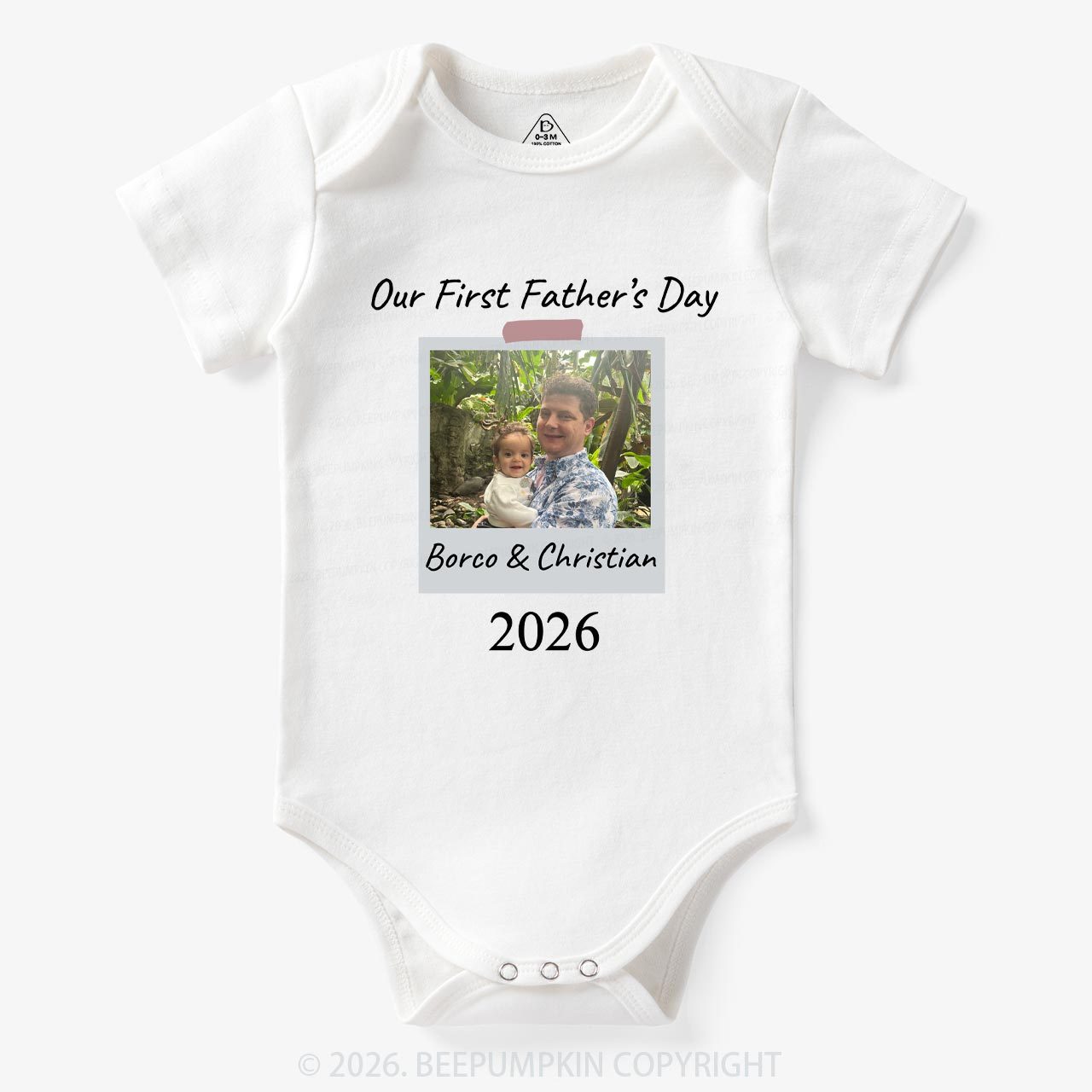 Our First Father's Day 2025 Baby Bodysuit