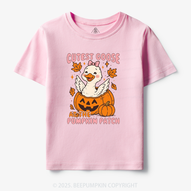 Personalized Coolest Cutest Goose Toddler&Kid's Tees Beepumpkin