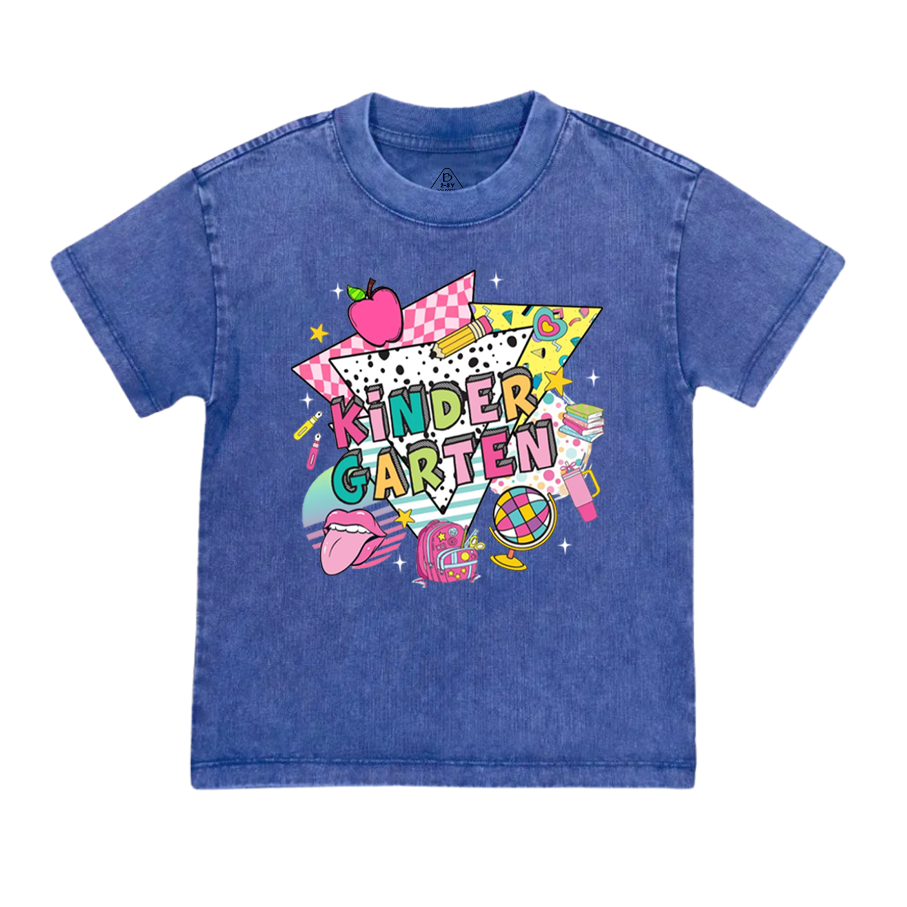 Personalized First Day Of School Toddler&Kids Washed Tees