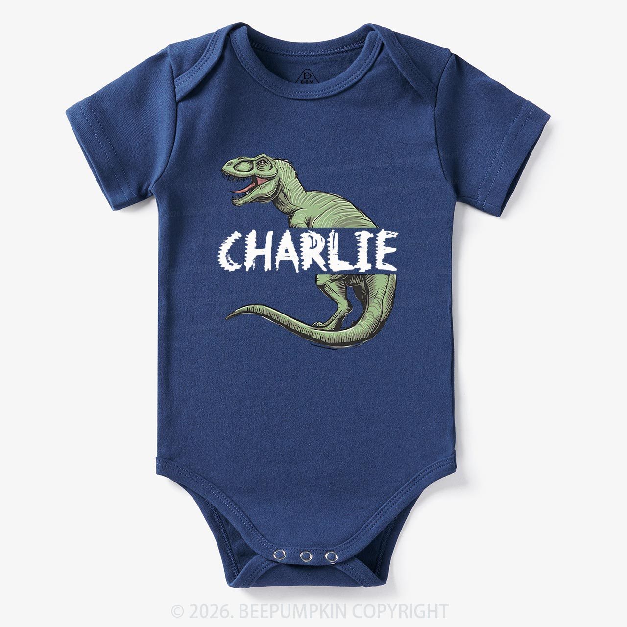Personalized Roar And Explore Baby Bodysuit