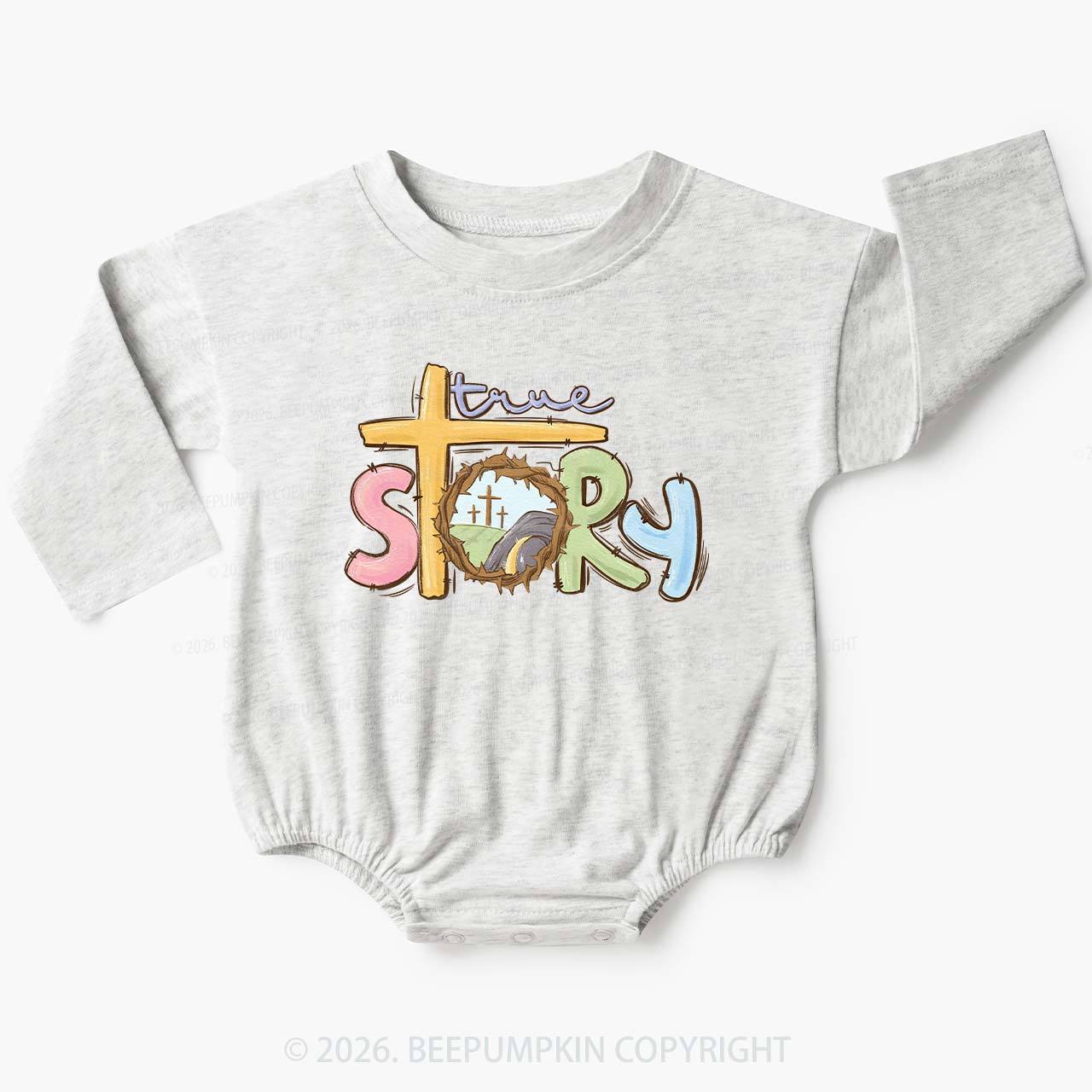 True Story Easter Baby Bubble Romper