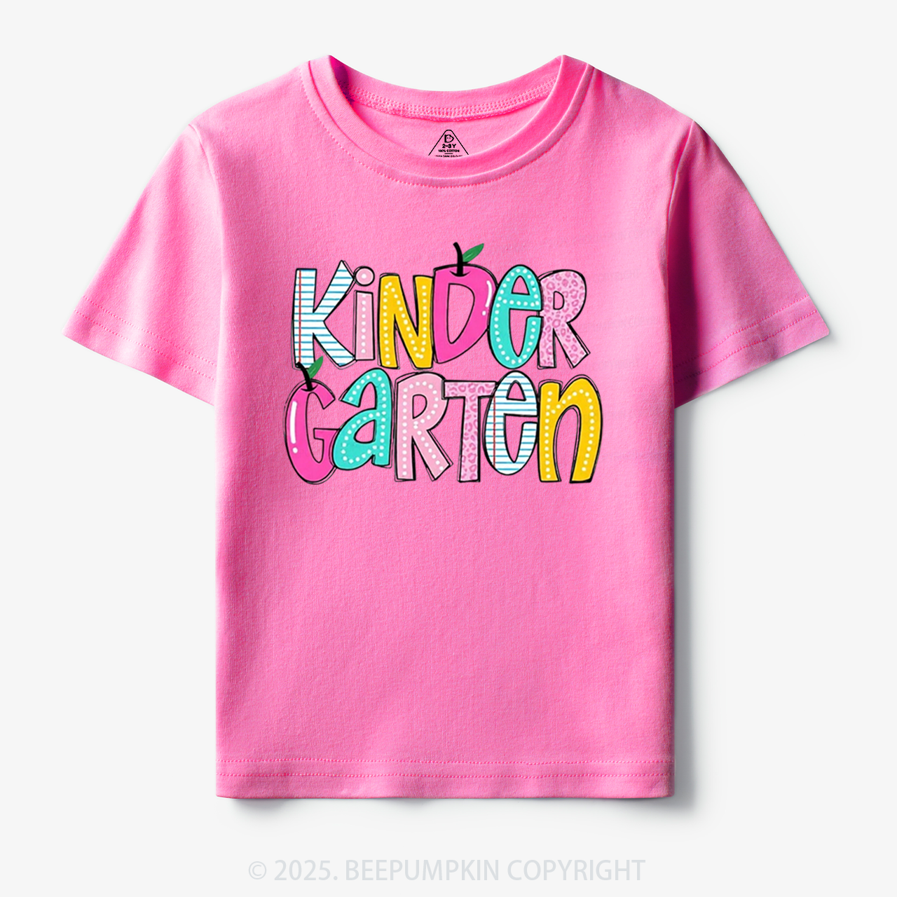 Personalized Colorful Grades Toddler&Kid's Tees Beepumpkin