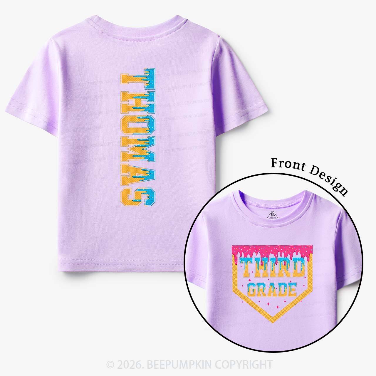 Personalized Sprinkles Name Back To School Toddler&Kid's Tees