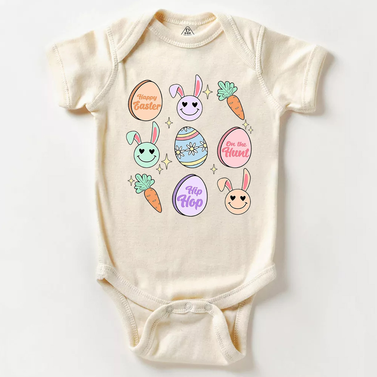 Smiley Bunny Bodysuit Beepumpkin