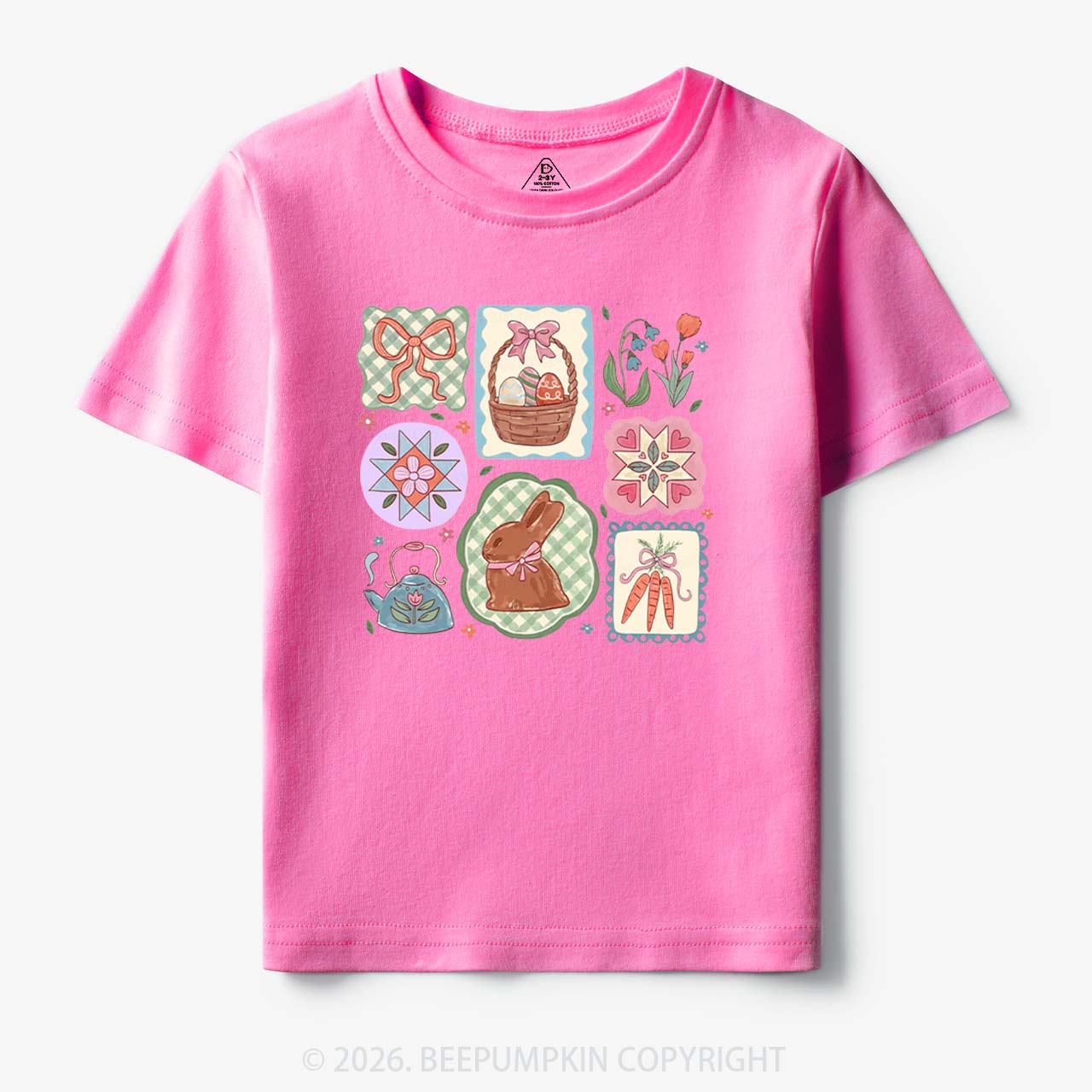 Pastel Easter Basket Toddler&Kid's Tees