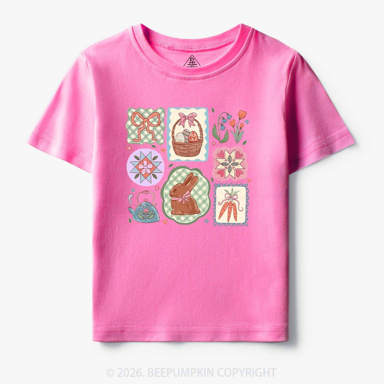 Pastel Easter Basket Toddler&Kid's Tees