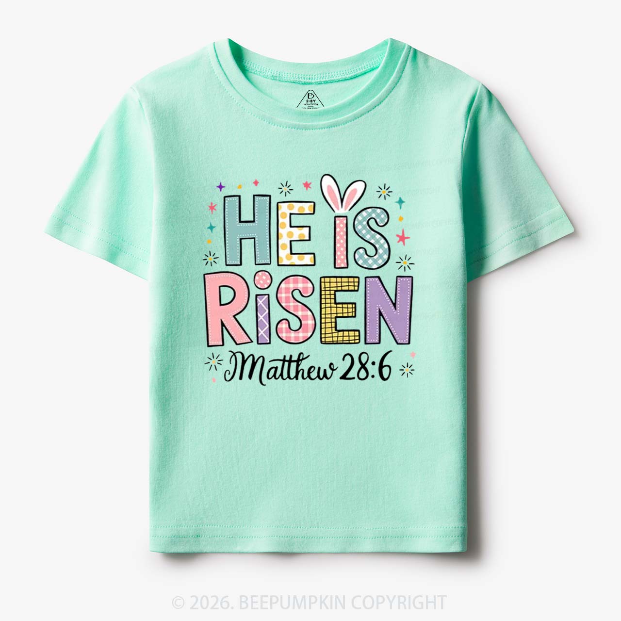 He is Risen Easter Joy Toddler&Kid's Tees