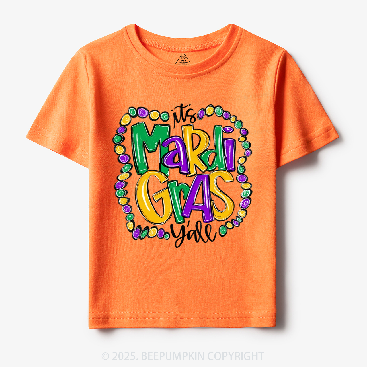 It’s Mardi Gras Y’all! Toddler&Kid's Tees Beepumpkin