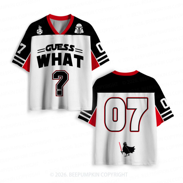 Galaxy Guess What Chicken Butt Toddler&Kid's Sport Jersey