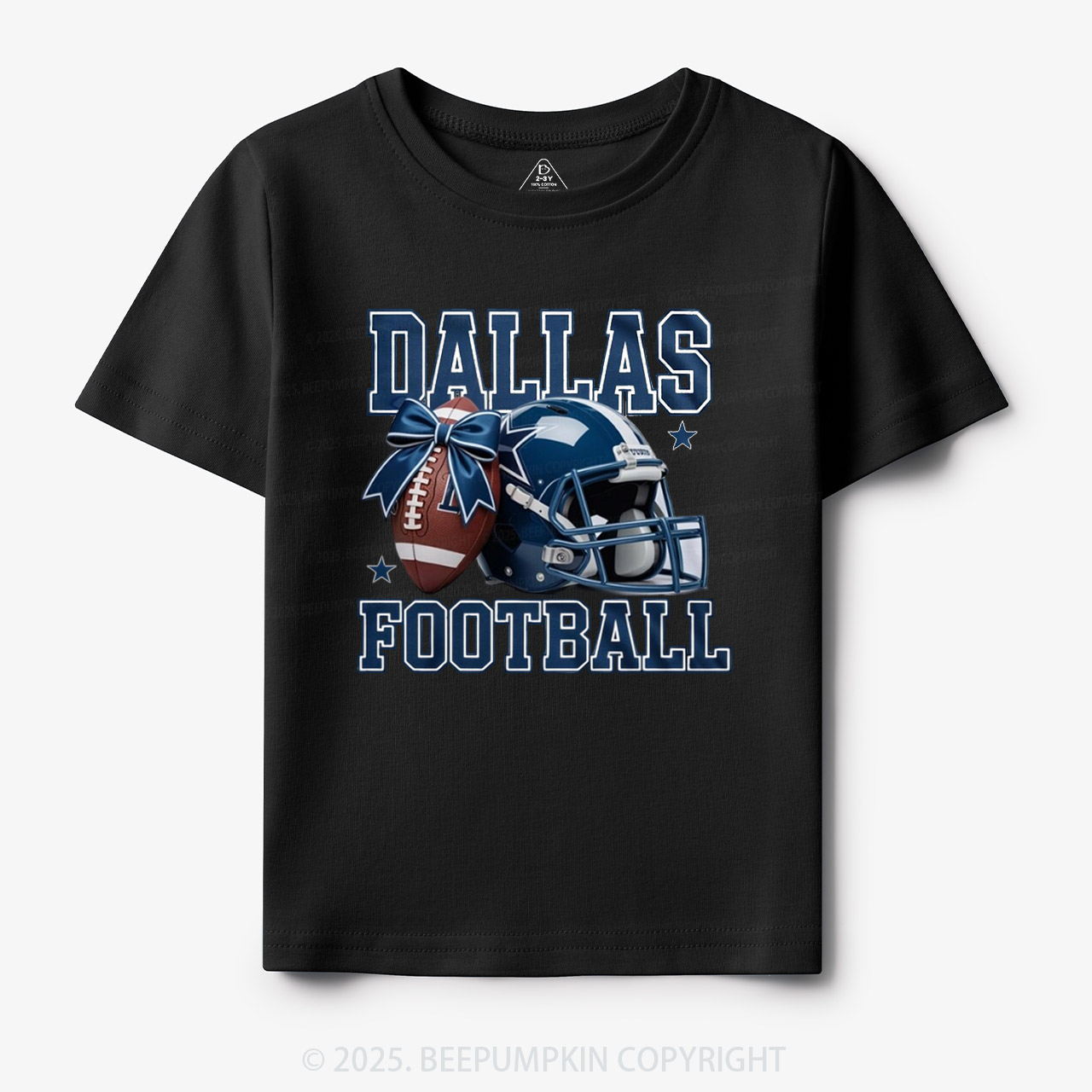  Football Vintage Toddler&Kid's Tees Beepumpkin