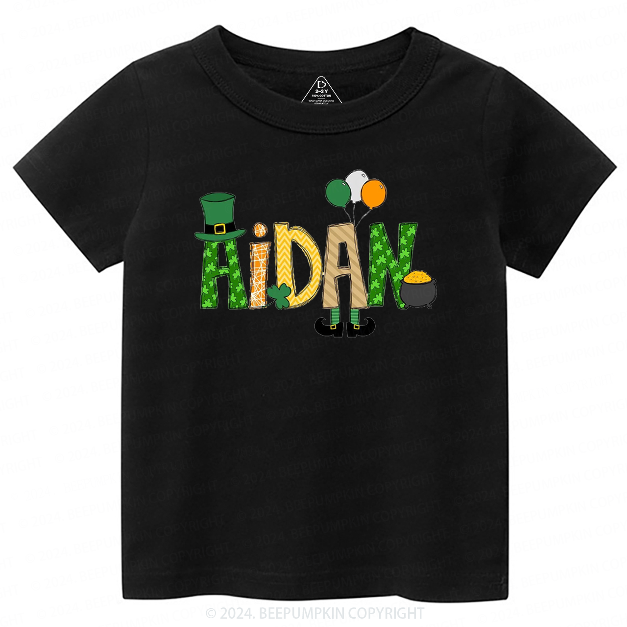 Personalized Elf St Patricks Day Toddler Tees