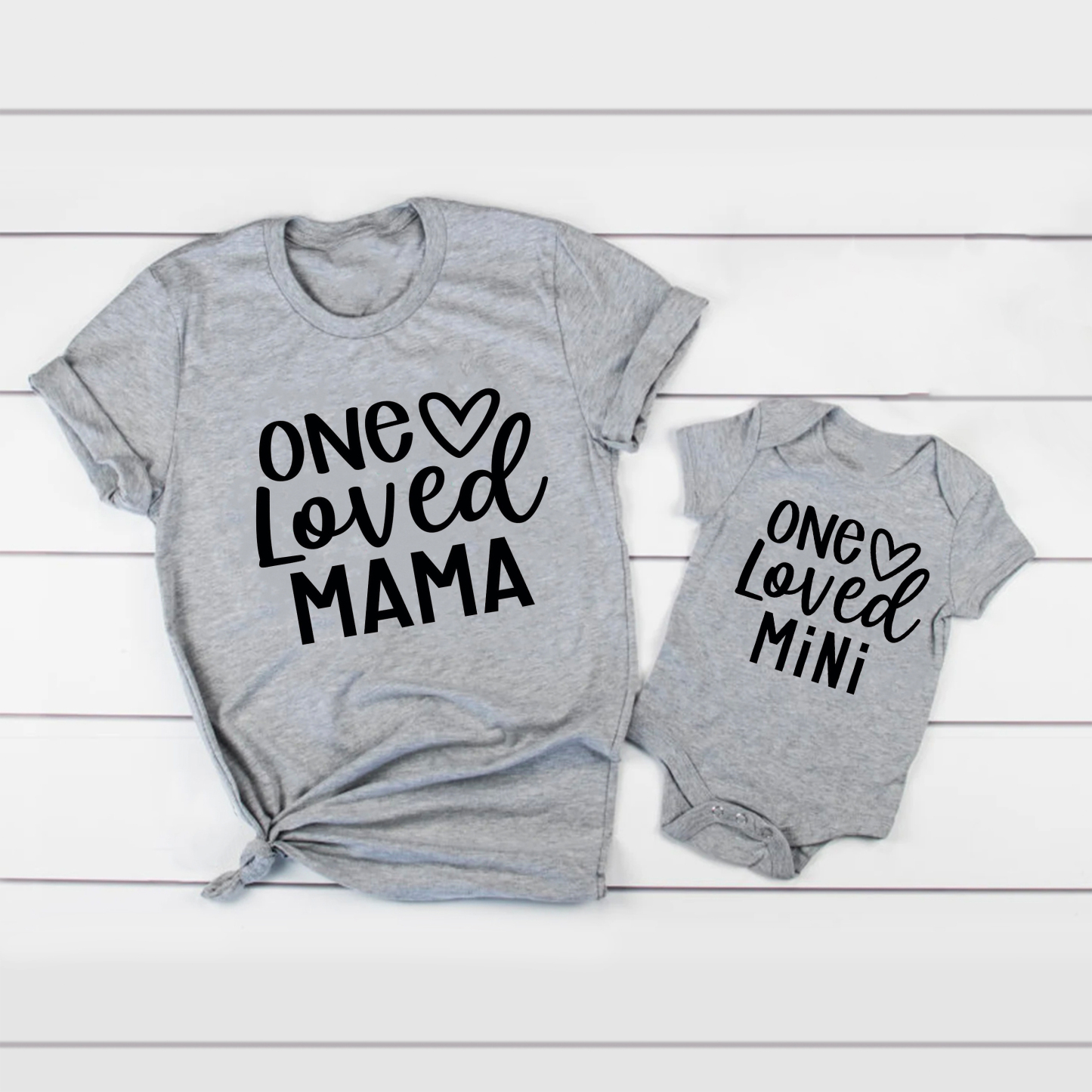 One Loved Mama&Mini Mom&Me Shirt