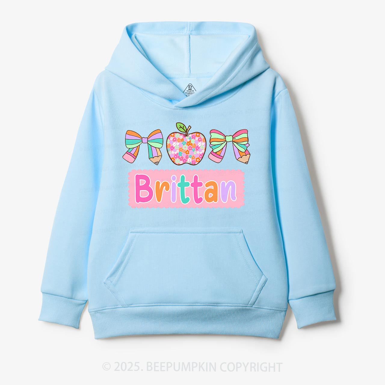 Personalized Pretty Name Kid's Hoodies Beepumpkin
