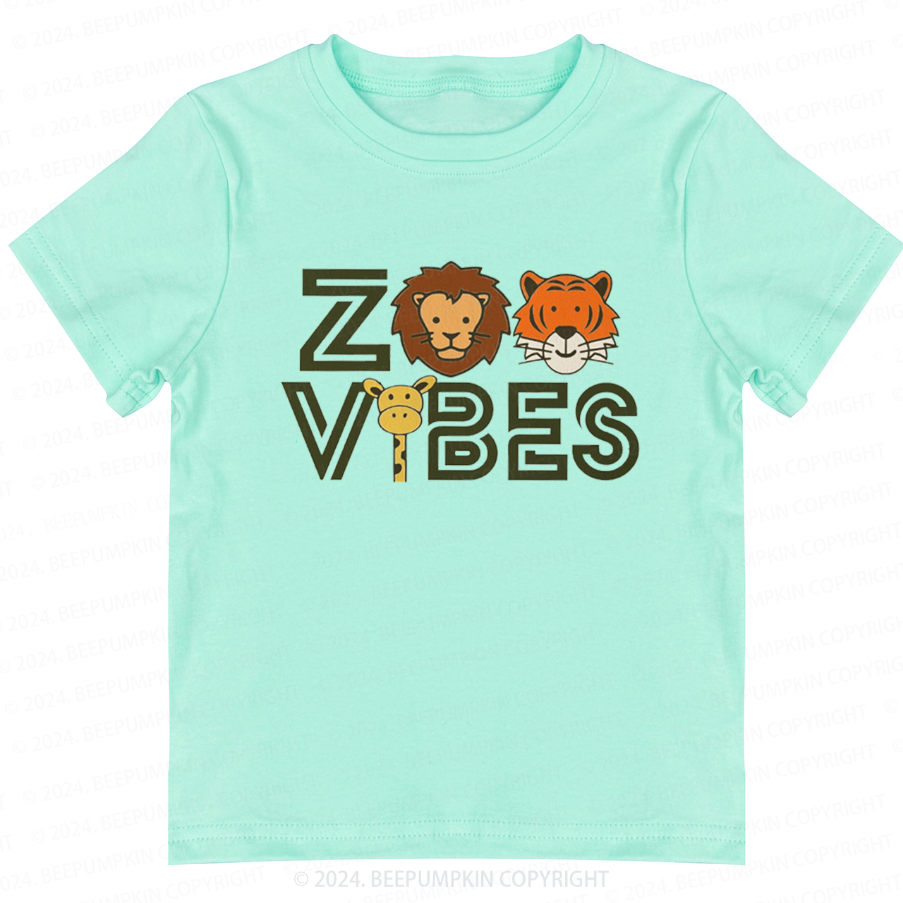  Zookeeper Wild Animals Toddler&Kids Tees 