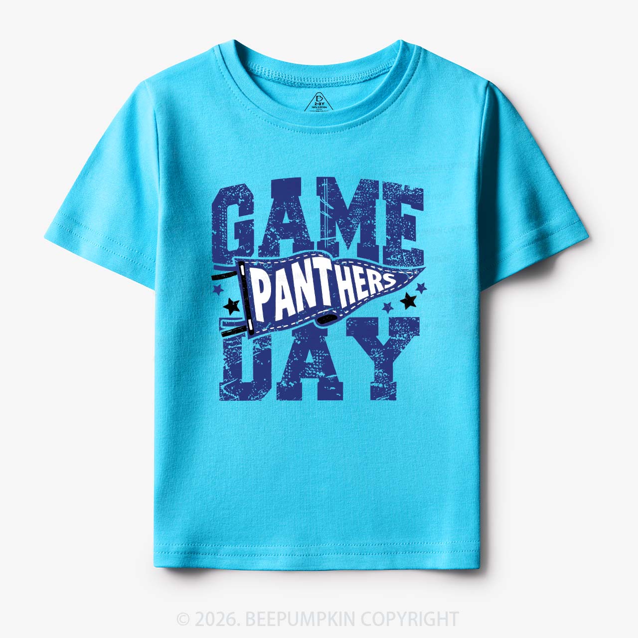 Personalized School Mascot Game Day Retro Toddler&Kid's Tees