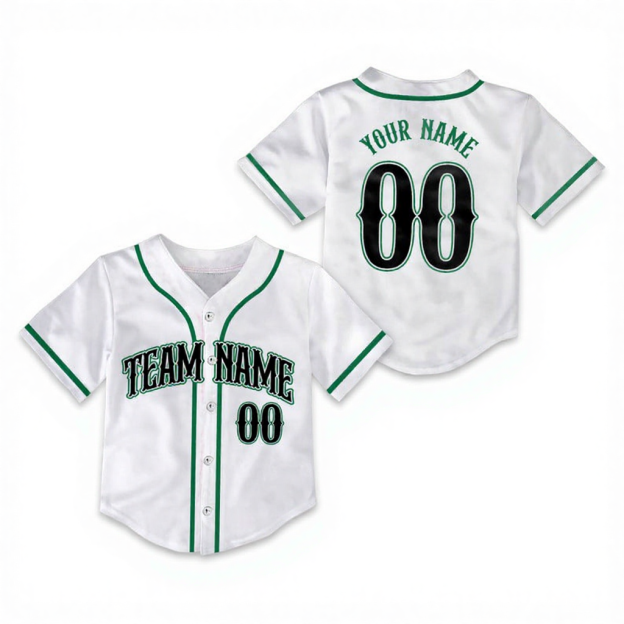Personalized Name Toddler&Kid's Baseball Jersey Beepumpkin