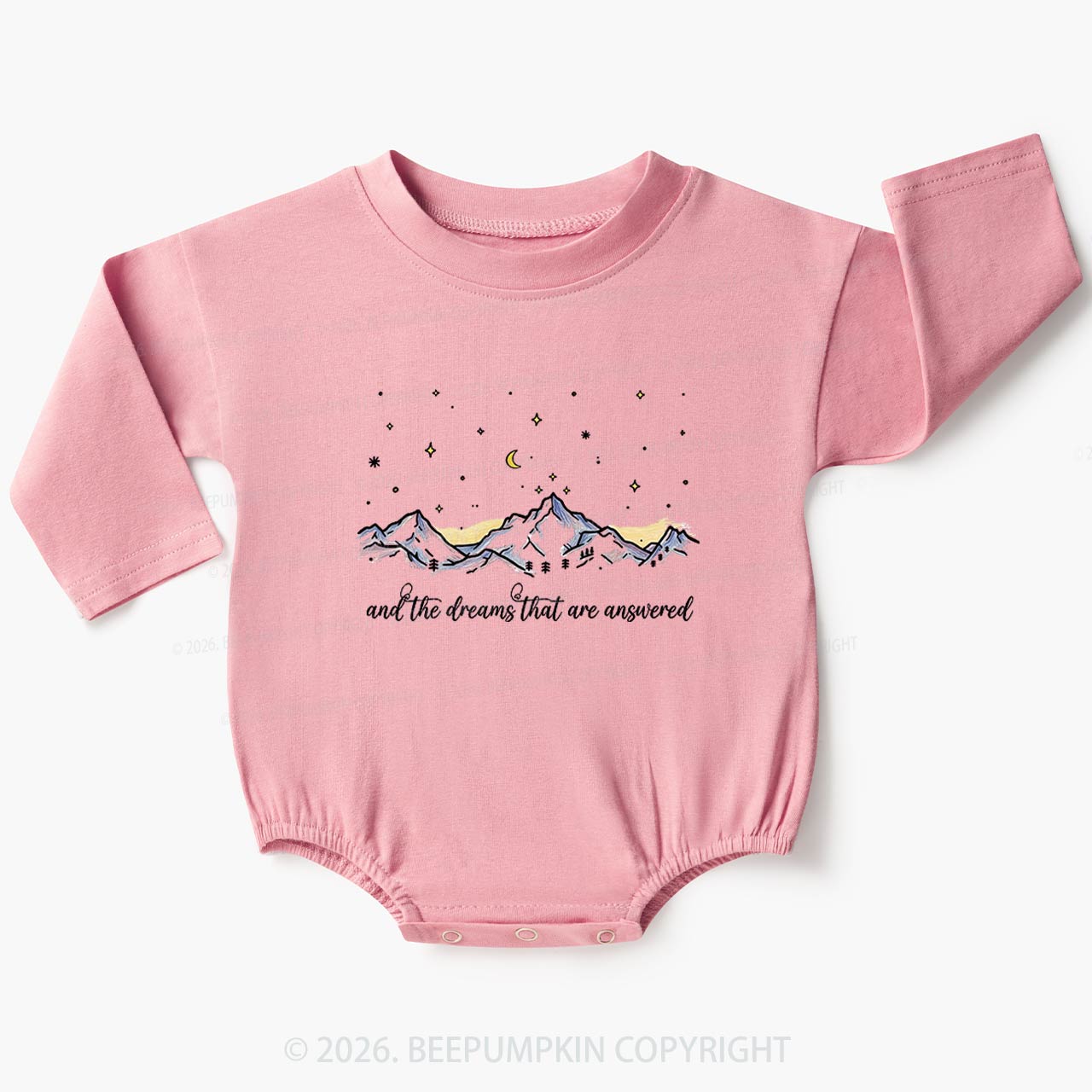 Dreams That Are Answered Baby Bubble Romper