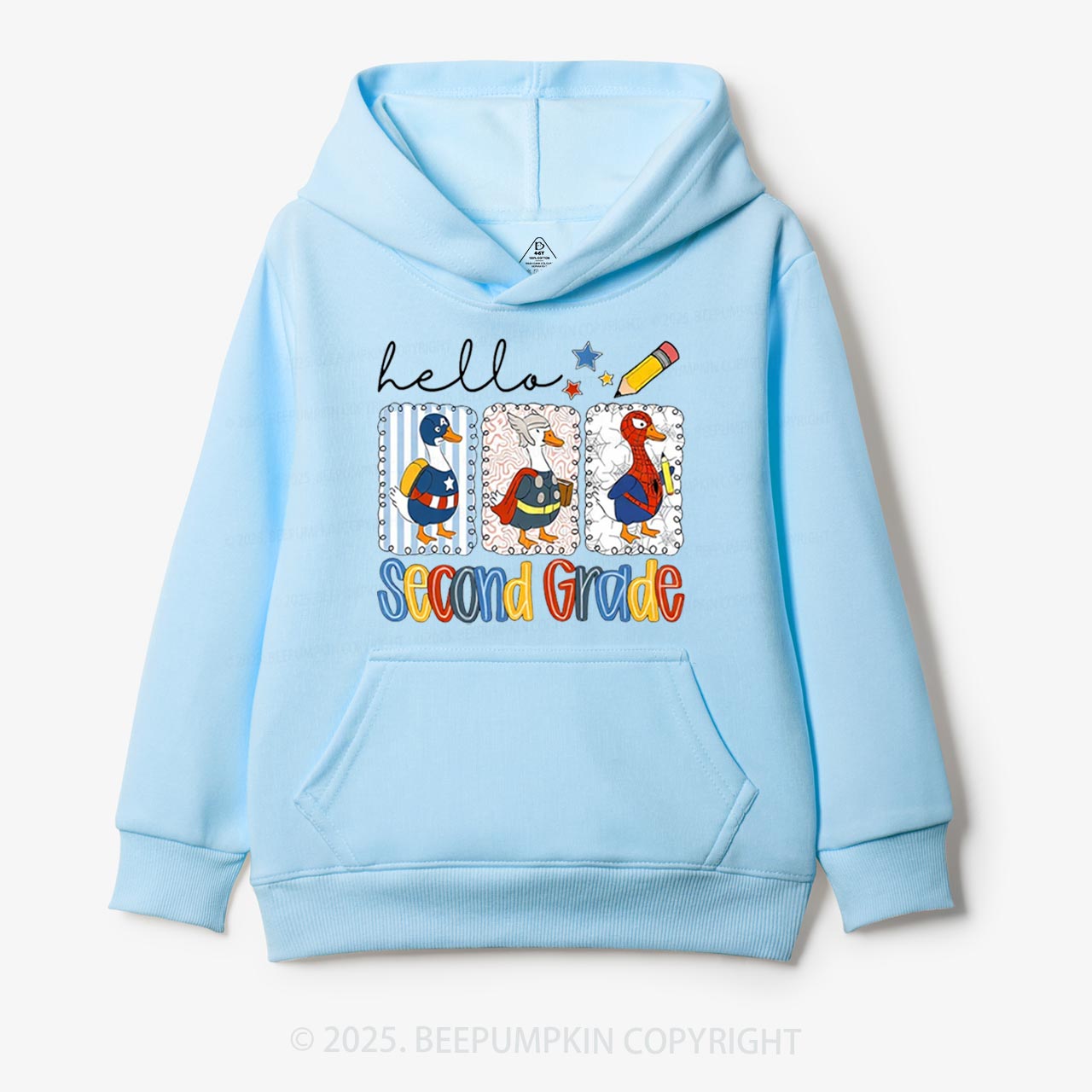 Personalized Hello School Kid's Hoodies Beepumpkin